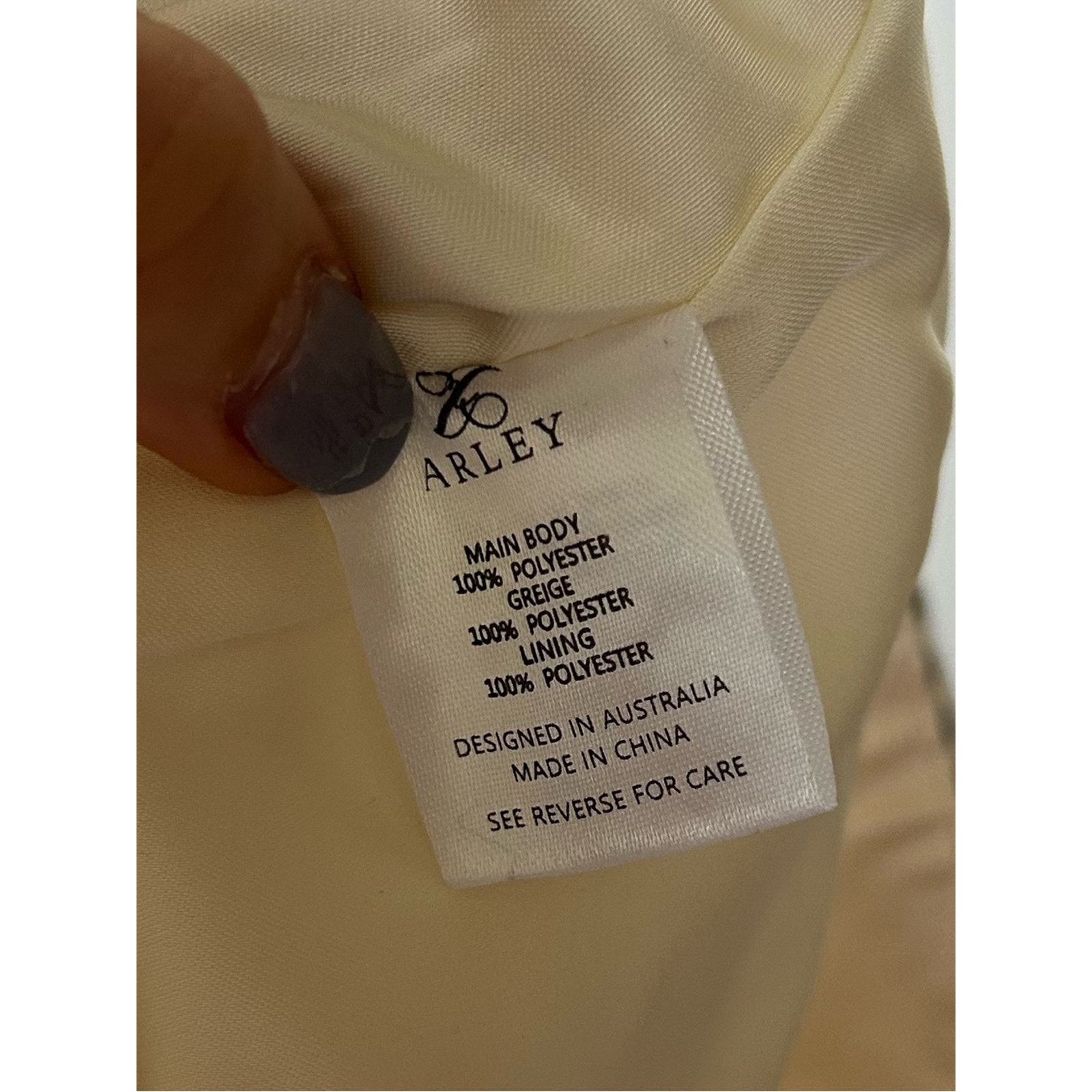 Coco & Lola Arley Amira Strapless Mini Dress Shiny Champagne Large Nwt Bridal — image 8 of 8